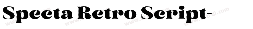 Specta Retro Script字体转换
